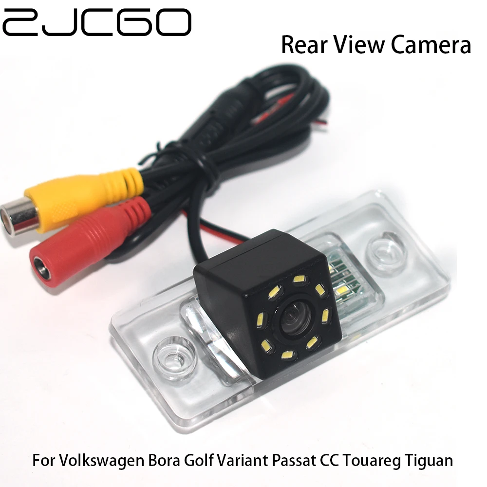 

ZJCGO CCD Car Rear View Reverse Back Up Parking Night Vision Waterproof Camera for Volkswagen Bora Golf Variant Passat CC Tiguan