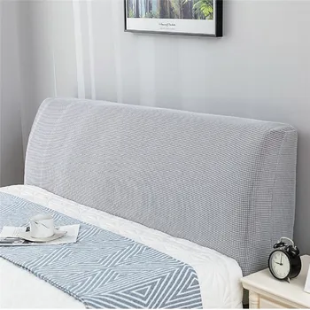 

Elastic Bedhead Cover Universal All-inclusive Bed Head Cover Solid Color Bed Head Back Protection Headboard Dust Cover For Home