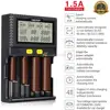 C4 Miboxer Battery Charger Smart 4 LCD Slots for 10340 10440 AA AAA 14500 18650 26650 Battery Charger Universal Charger ► Photo 2/6