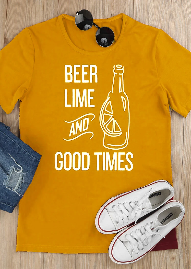 Beer Lime And Good Times T-Shirt