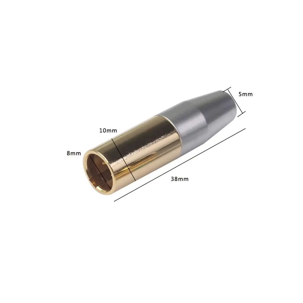 Высокое качество Мини XLR 3 Pin гнездовой разъем маленький XLR аудио разъем для подключения микрофона для микрофона пайки прямые волосы