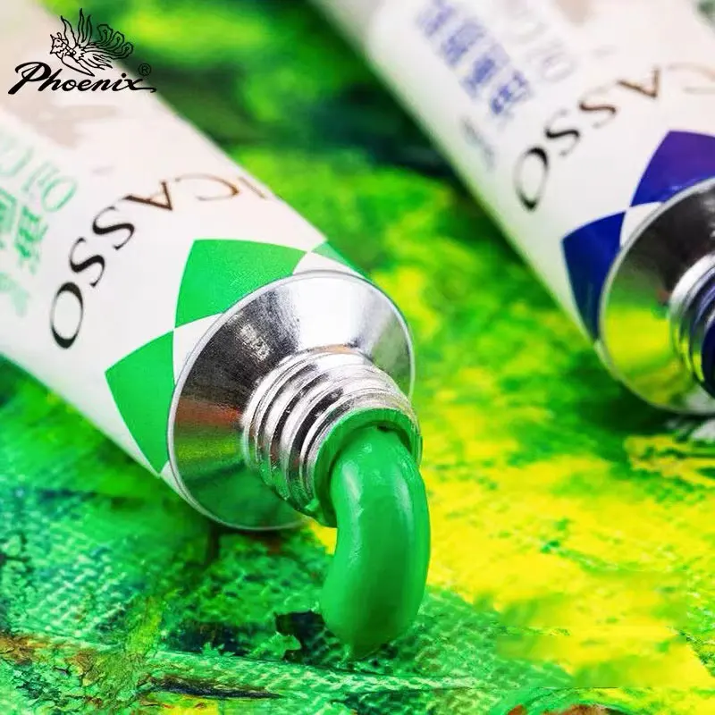 Picasso set of oil paints, set of gouache paints, set of acrylic paints  set of watercolor paints 12 and 18 colors.