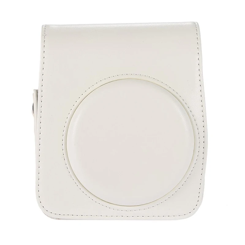 Классический винтажный компактный из искусственной кожи чехол сумка для Fujifilm Instax Mini 70 мгновенная пленка камера с плечевым ремнем белый