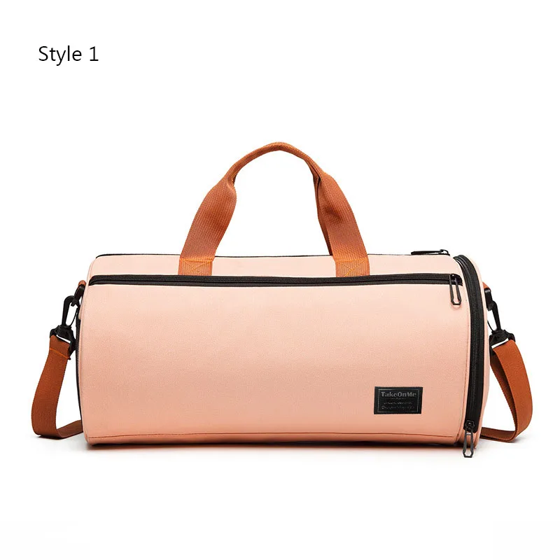 Сухая влажная спортивная сумка для хранения вещей, сумки для фитнеса, сумка для путешествий, обувь для багажа, сумка для путешествий, Спортивная уличная сумка для женщин и мужчин XA91A - Цвет: Style 1 Pink