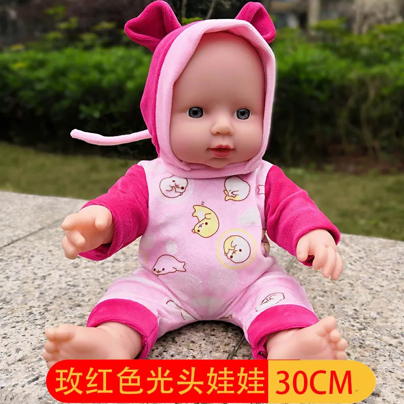 30 см милые реалистичные куклы Reborn Baby, модель, реалистичные силиконовые куклы на все тело, куклы ручной работы, игрушки для детей с одеждой - Цвет: pink baby