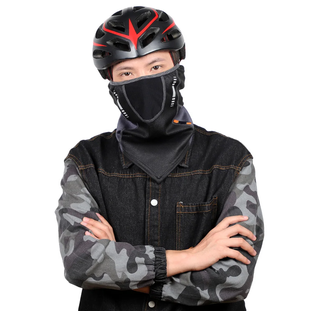 

Headwear Reflective Mask For Fall/Winter Riding To Keep Warm Fleece Windproof Mask Ear Protection Outdoor Sports Equipment