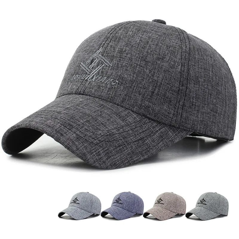 2021 Unisex Cotton Baseball Cap Adjustable Dad Hat Outdoor Casual Sunproof Caps Protect Fishing