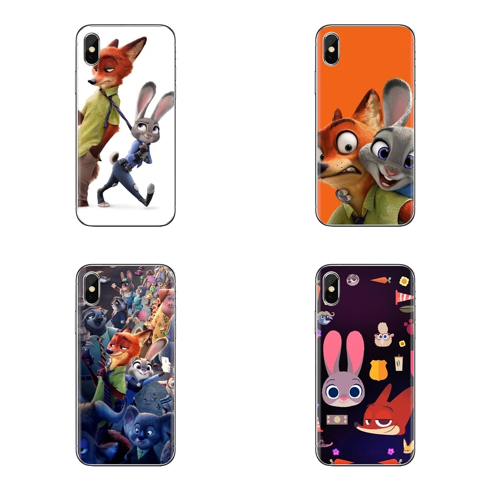 Прозрачные мягкие чехлы из мультфильма &quotзверополис&quot для huawei G7 G8 P7 P8 P9 Lite Honor 4C 5X