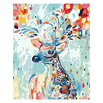 

Frameless Home Decoration Wall Art DIY Digital Oil Painting By Numbers Abstract Drawing 40X50cm Figure Painting Acrylic Canvas