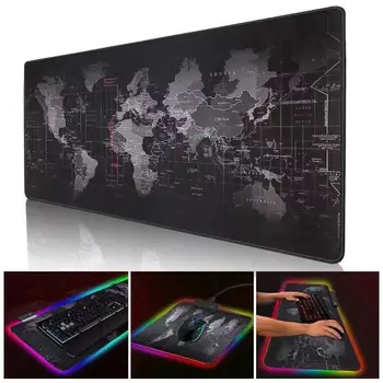 

Gaming Mouse Pad surface Large Game mat for Computer keyboard Led Backlight Rubber No-slip Mousepad for pad PC Laptop Desktop