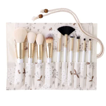 

10Pcs Makeup Brush Set Blush Brush Eyeshadow Brush Lip Brush Eyebrow Brush Beauty Tool Make Up Brushes