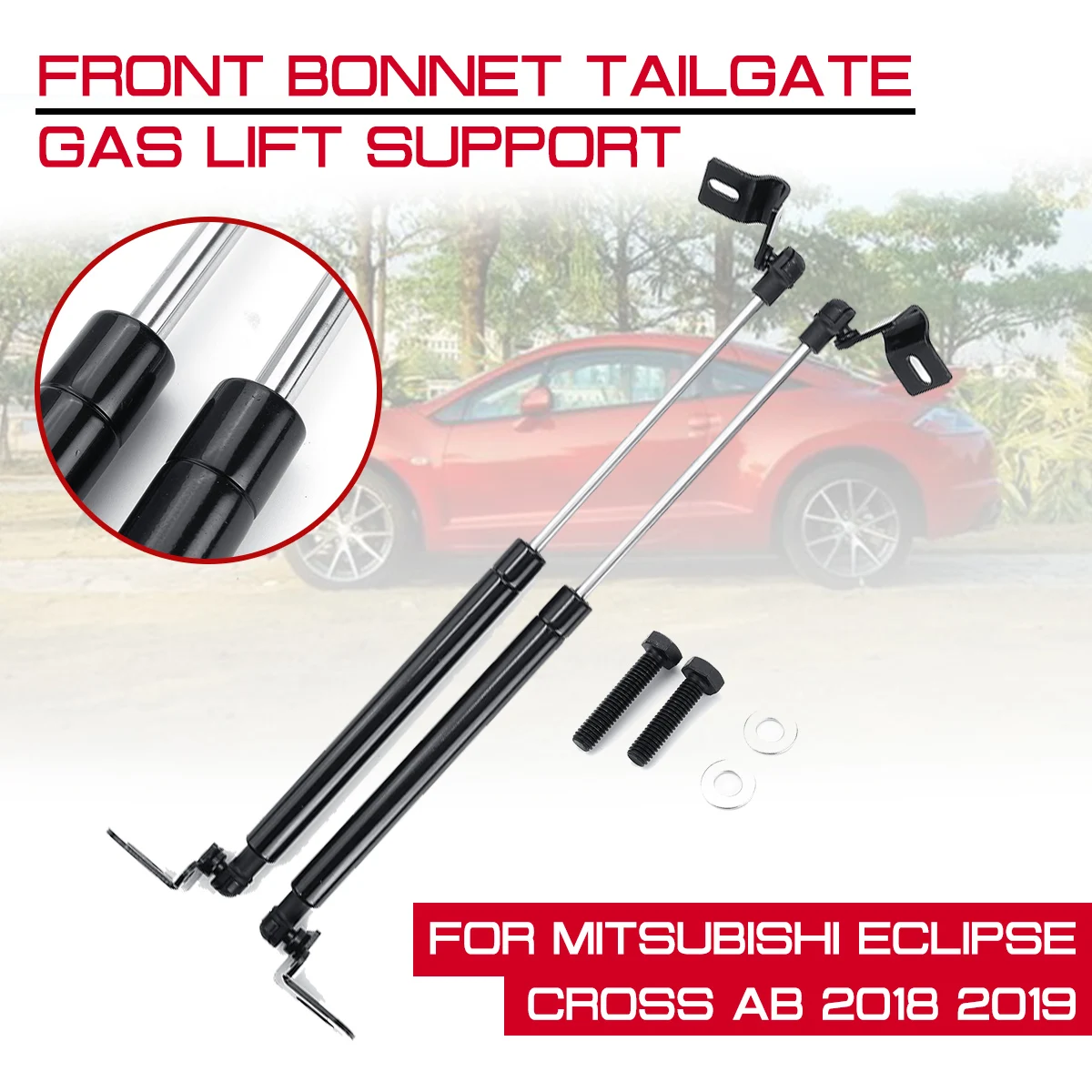 For Mitsubishi Eclipse Cross ab 2018 2019 Front Engine Cover Bonnet Hood Shock Lift Struts Bar Supp