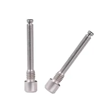 

2pcs Bicycle Bolt 3mm Inner Hexagon Bike Disc Brake Titanium Bolts Threaded Pin Inserts Screw For -SRAM Avid Bike Accessories