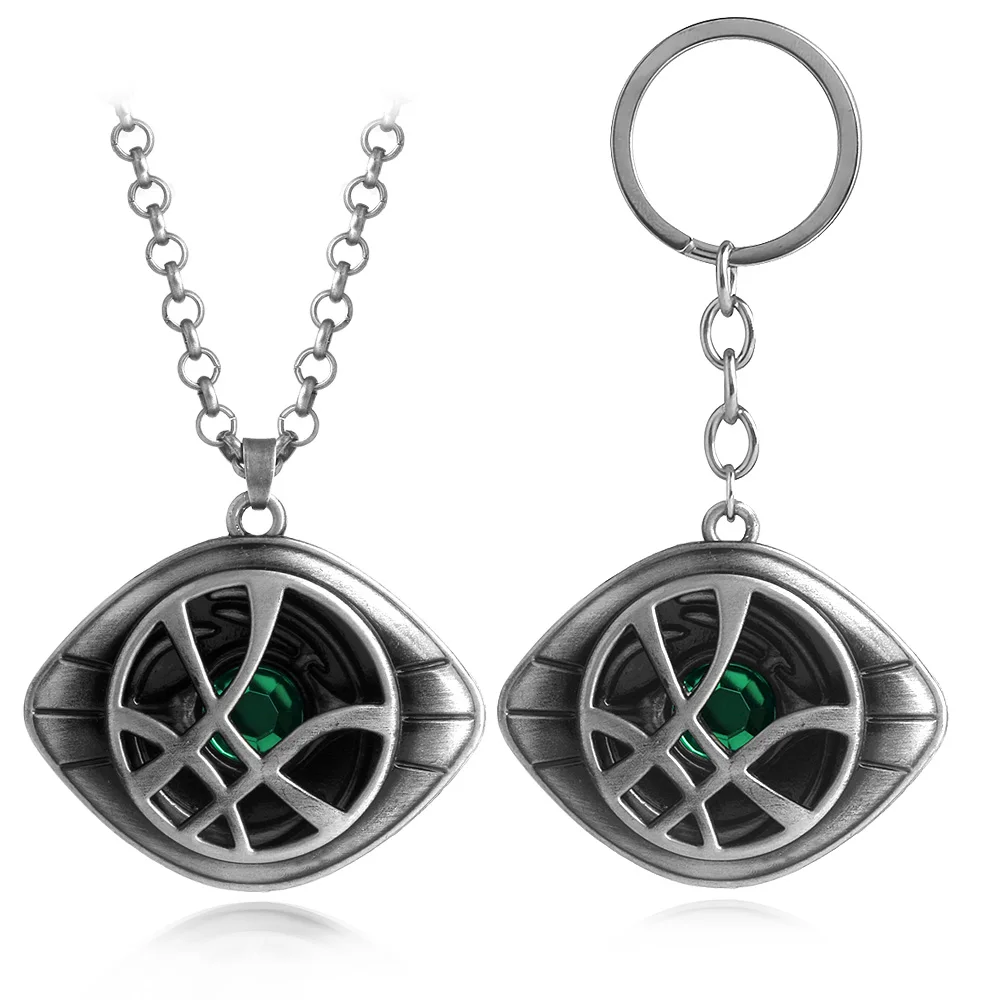 

The Avengers Keychain Doctor Strange Unique Shape Zinc Alloy Products Key Chain Steven Strange Guarding World Fashion Jewelry