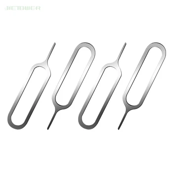 

10000pcs/lot Universal Metal Sim Card Eject Pin Key Tool Needle SIM Card Tray Holder Eject Pin for iphone X XR Xiaomi Samsung