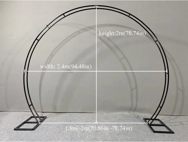 Открытый Свадебный круглый кольцо фон двойной стенд Арка Свадебная вечеринка украшение сценический фон круглая АРКА дверь