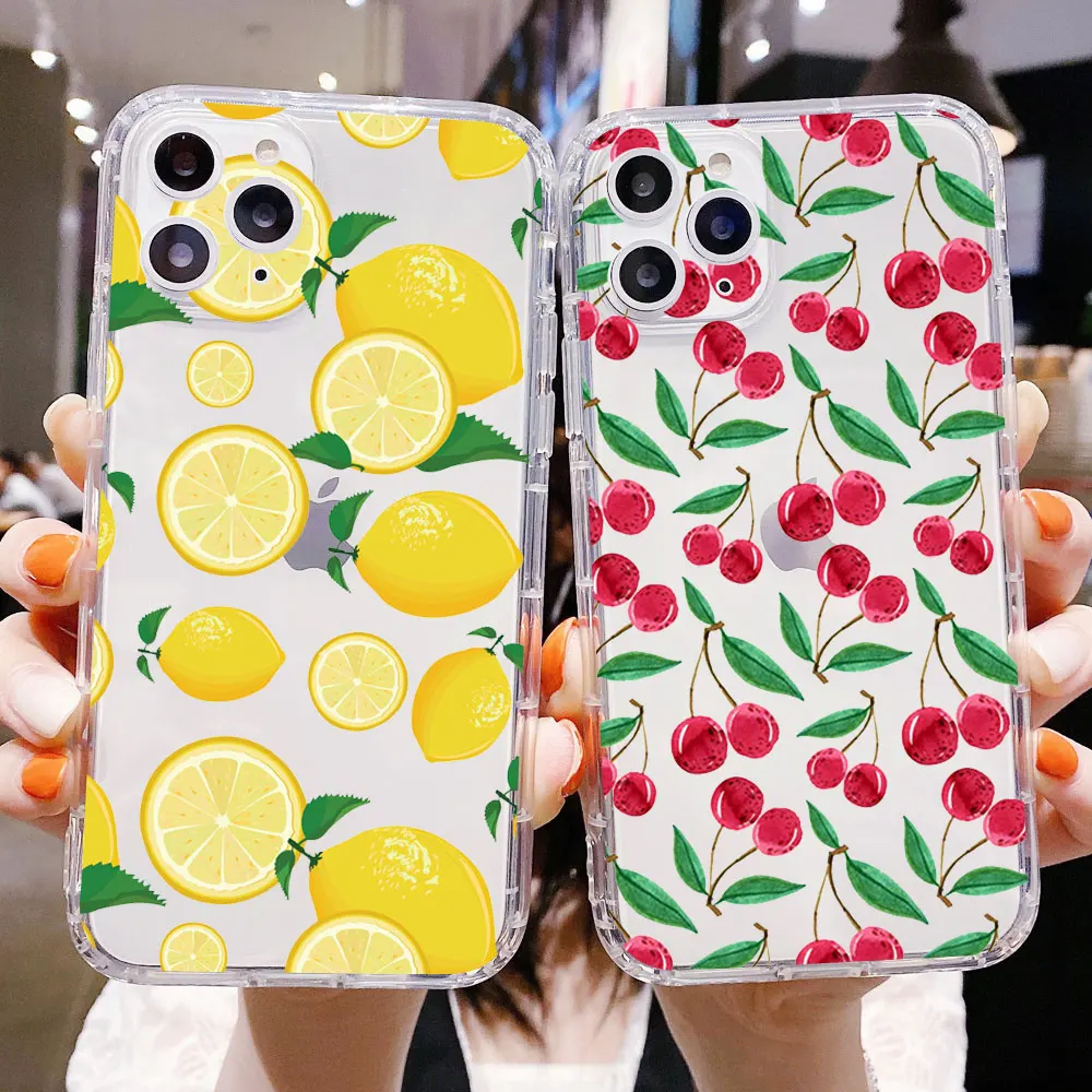 Summer Fruit Avocado Cactus Plants Floral Phone Case For Iphone 12 Pro Max 11 Pro Xr Xs Max 7 6s 8 Plus Se 5 X Silicone Tpu Case Phone Case Covers Aliexpress