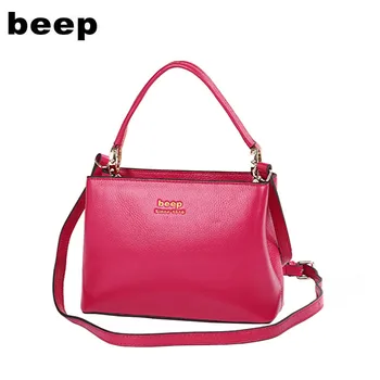 

Beep women leather bag Brand women bag 2020 new wave handbag Fashion leather handbag Shoulder Messenger Bag