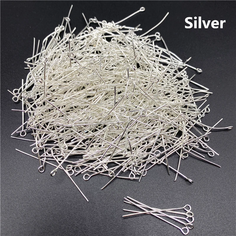 Bulk Pack Eye Head Pins for DIY Jewelry Making - Various Sizes Available