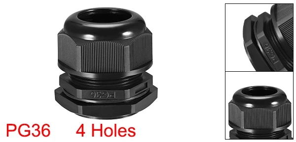 PG36 10-12mm Wire Uxcell PG21 PG29 PG36 кабельный ввод 1-4 отверстия водонепроницаемый нейлоновый соединитель для 2,4-5,3 мм 5,6-7 мм 5,6-7,3 мм 6-8 мм 7,7-10 мм диаметр провода - Цвет: PG36 10-12mm Wire