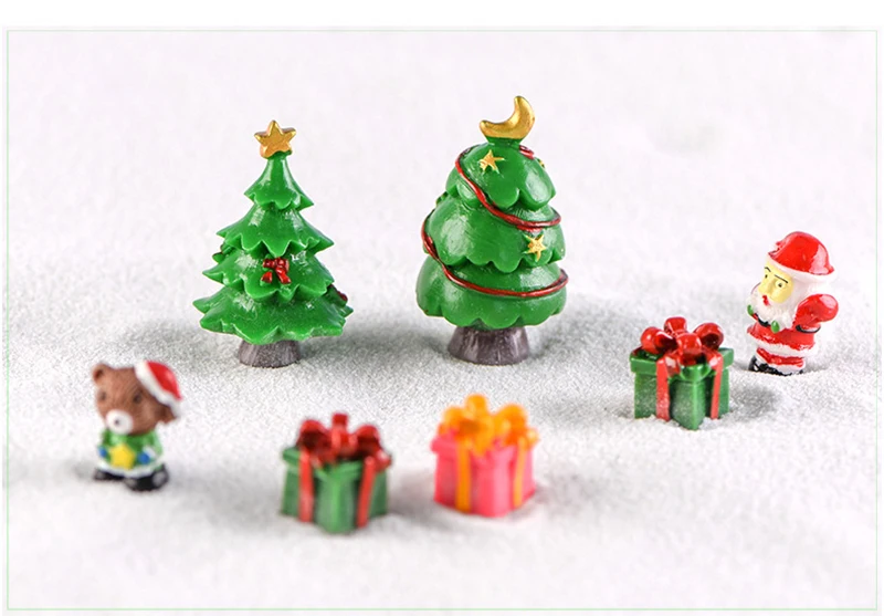Мини Рождественская елка Снежный Мороз маленькая сосна ремесло DIY рождественские декоративные украшения на вечеринку для домашнего декора 1 шт