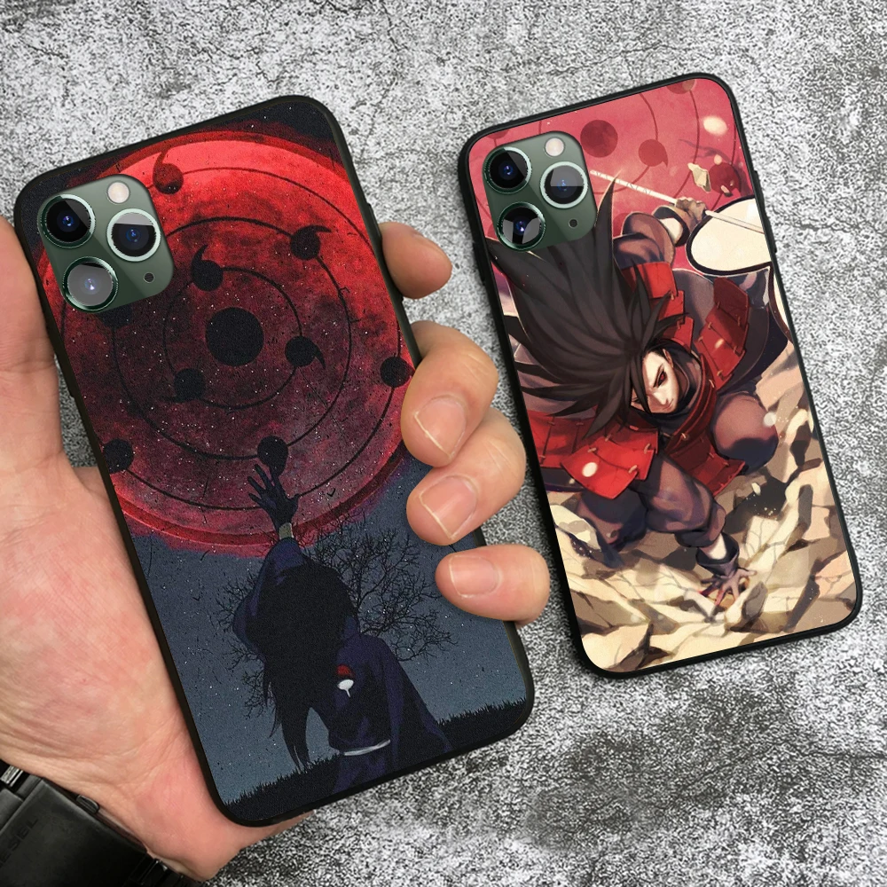 Madara Uchiha Naruto аниме для iPhone 6 6s 7 8 Plus X XR XS 11 12 mini Pro Max Мягкий силиконовый чехол