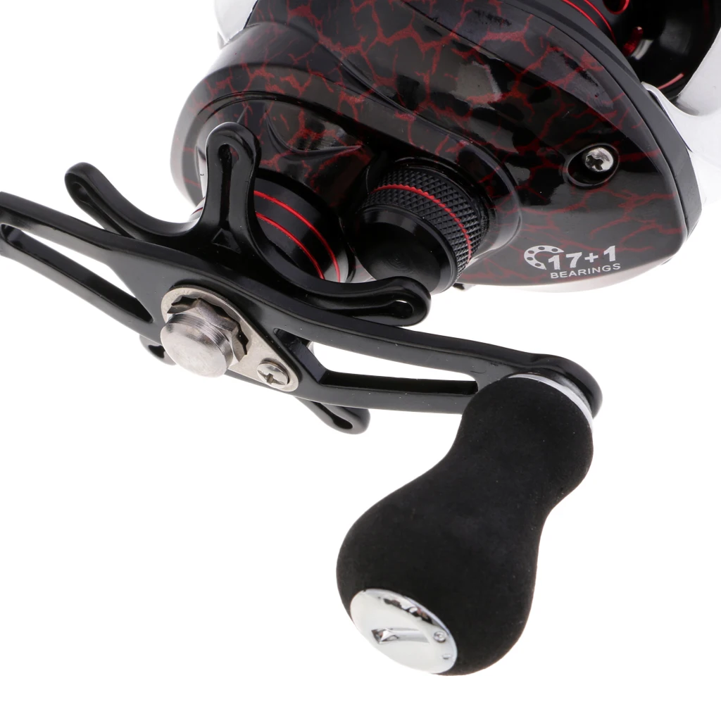 Baitcasting Fishing Reel 6.3:1 Baitcasters Saltwater or Freshwater High-tech Baitcast Reels