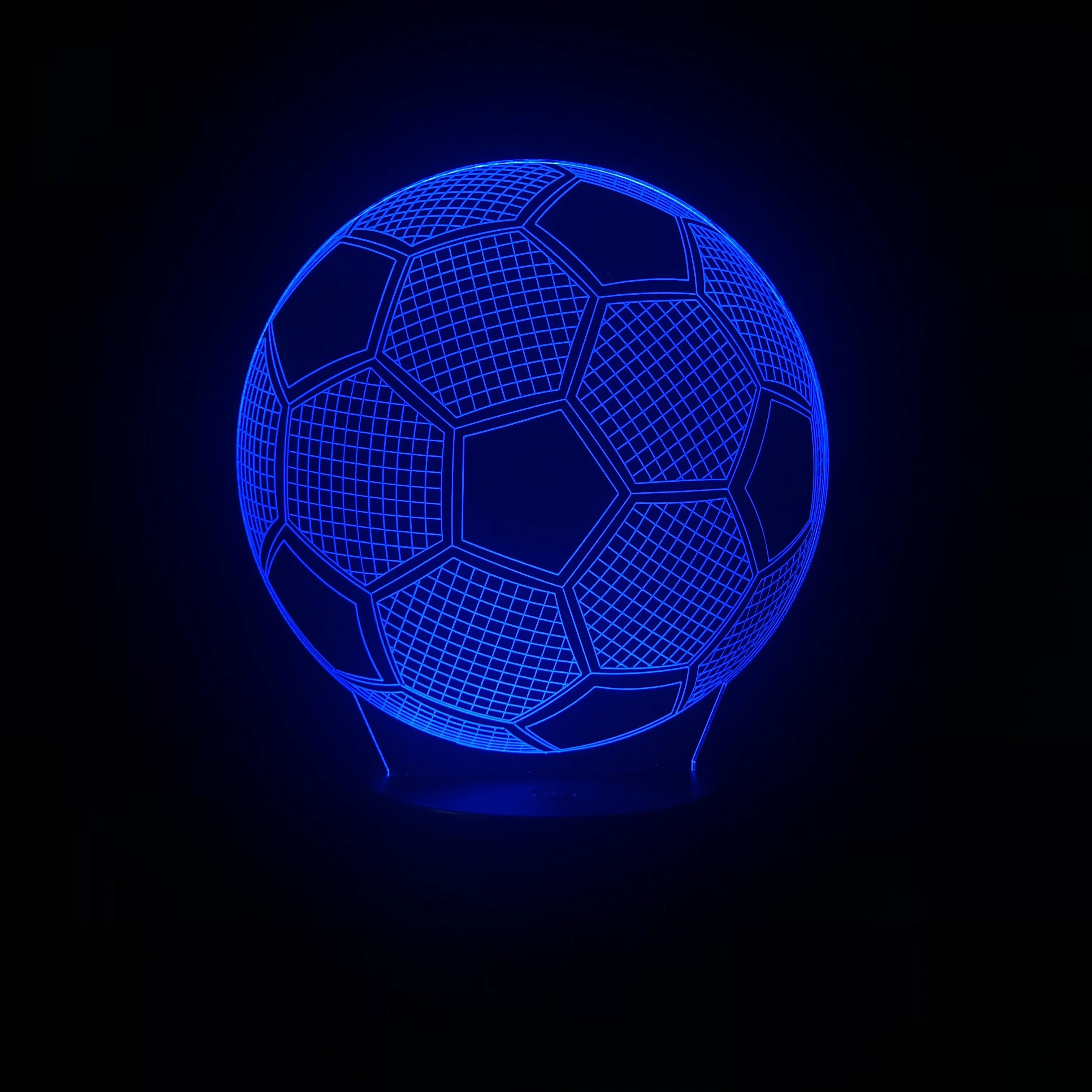 Новый спортивный домашний декоративный светильник ing Football Soccer 3D LED USB Mood детский