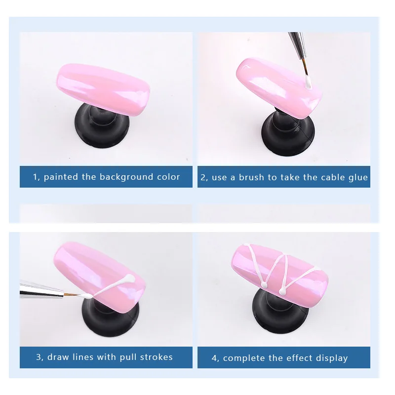 5ml Nail Spider Gel Painting Creative Nail Art UV Gel Wire Drawing Elasticity Point Line Soak Off Gel Spider Varnish