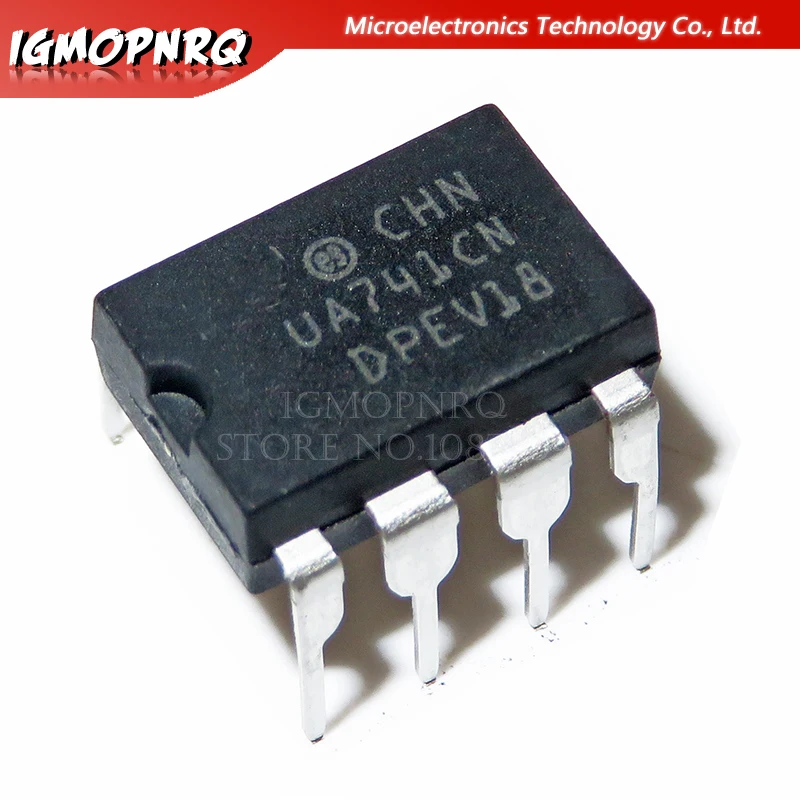 10 шт. операционный усилитель LM741CN DIP8 LM741 DIP-8 741CN LM741C | Электронные компоненты и