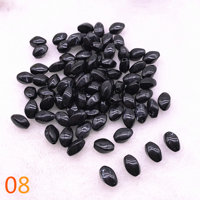 oval shape Acrylic Beads Spacer Loose Beads For Jewelry Making DIY Bracelet