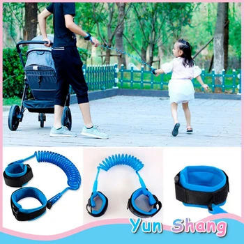 

1.5M/2M/2.5M Kids Anti-lost Rope Adjustable Safety Harness Child Wrist Leash Children Belt Walking Assistant Baby Walker Band