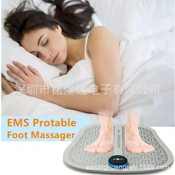 

EMS Foot Massage Pad Electronic Pulse Massage Foot Mat Reflexology Foot Massager Point Massage li liao dian Charging-