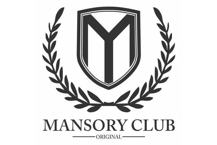 

Mansory Club With A Wreath Car Stickers Shield Sign Surrounded By Wheat Ears Car Decal For Car Body Window Door Design FA125
