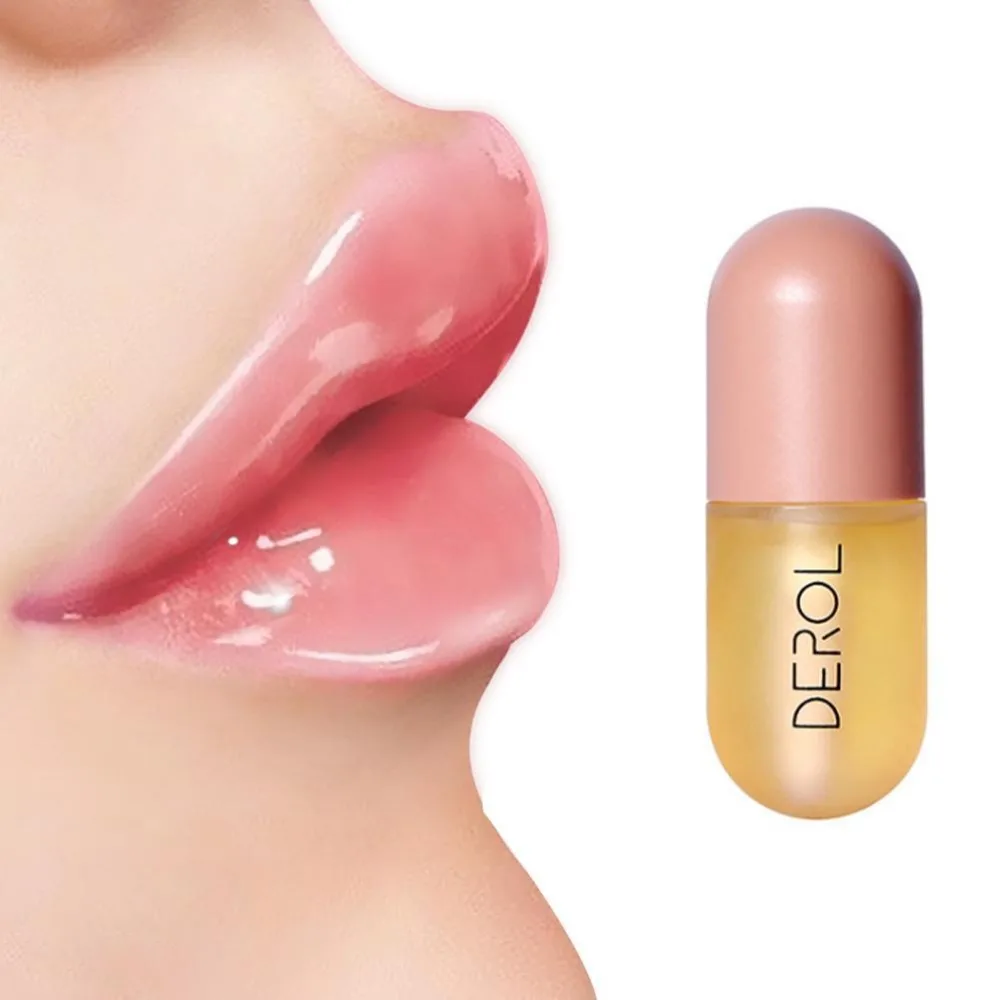 Instant Volumising Lip Plumper Moisturizing Lip Repairing Reduce Lip Fine Lines Mask Brighten Lip Color Lip Plumper Oil Lip Care