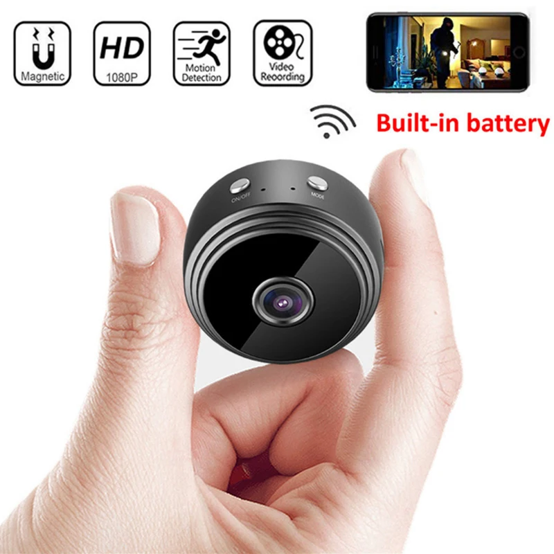 

A9 WiFi HD 1080P Mini Wireless Camera Home Night Vision Wireless Security-Camera Remote Monitor Aerial Photography Sports Camera