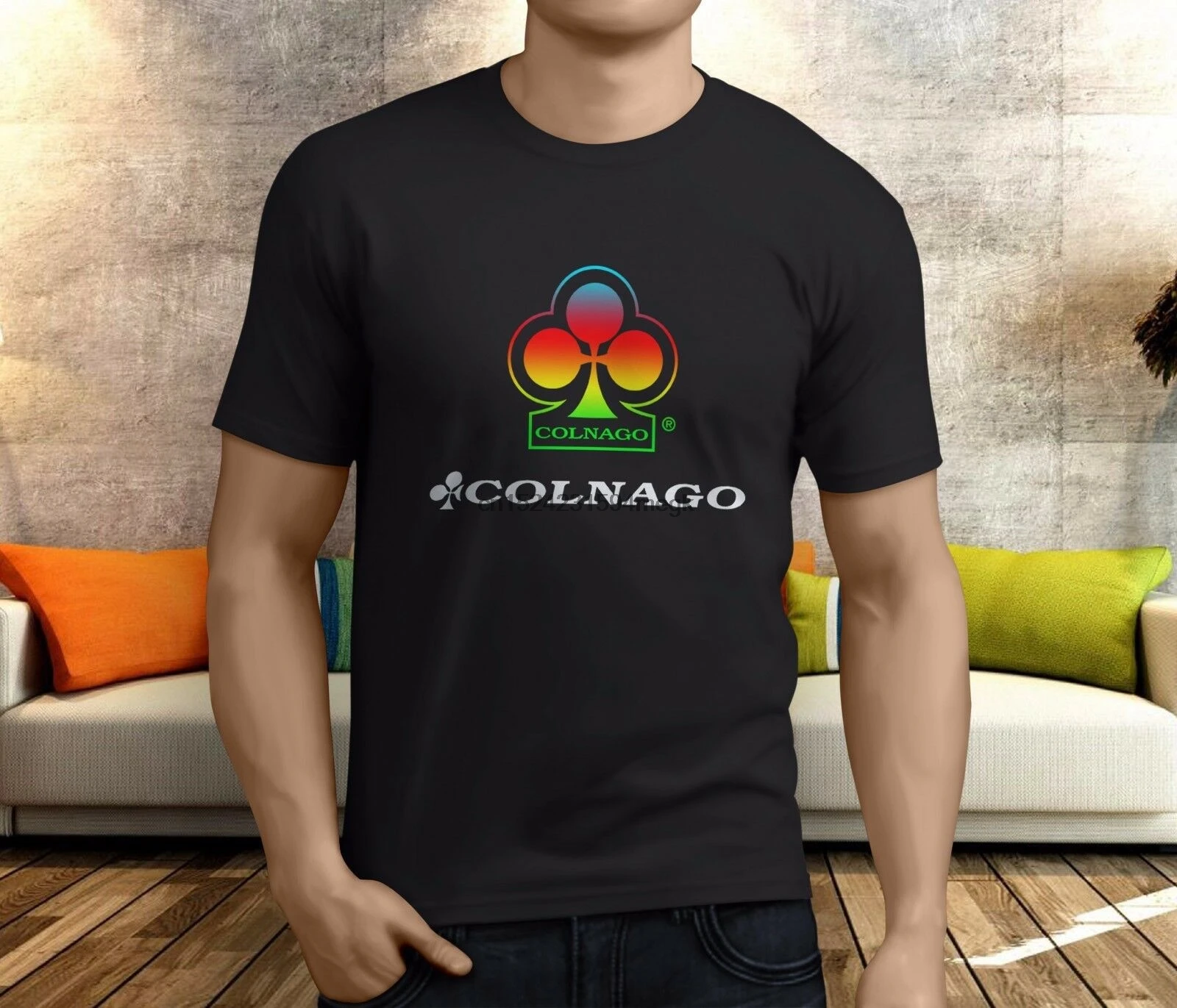 New Popular Colnago Pro Bikes Ernesto Men Black T-Shirt S-3XL |