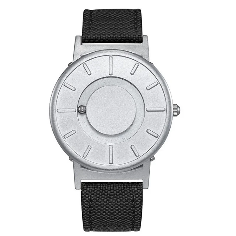 Brand EUTOUR Magnetic Ball Watch Men Waterproof Luxury Mens Wristwatch Silver Stainless Steel Quartz Wrist Ball Men’s Watches 20 6