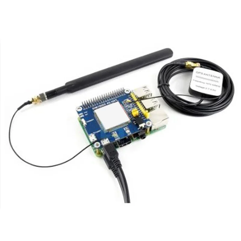 SIM7600G-H 4G HAT / 3G 2G GSM GPRS GNSS for Raspberry Pi Expansion Board Module LTE CAT4 SIM7600 | Компьютеры и офис