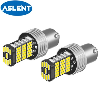2pcs 1156 1157 Led 전구 BA15S BAY15D P21W P21/5W PY21W BAU15S 자동차 회전 신호등 역방향 램프 자동차 흰색 빨간색 YellowT10