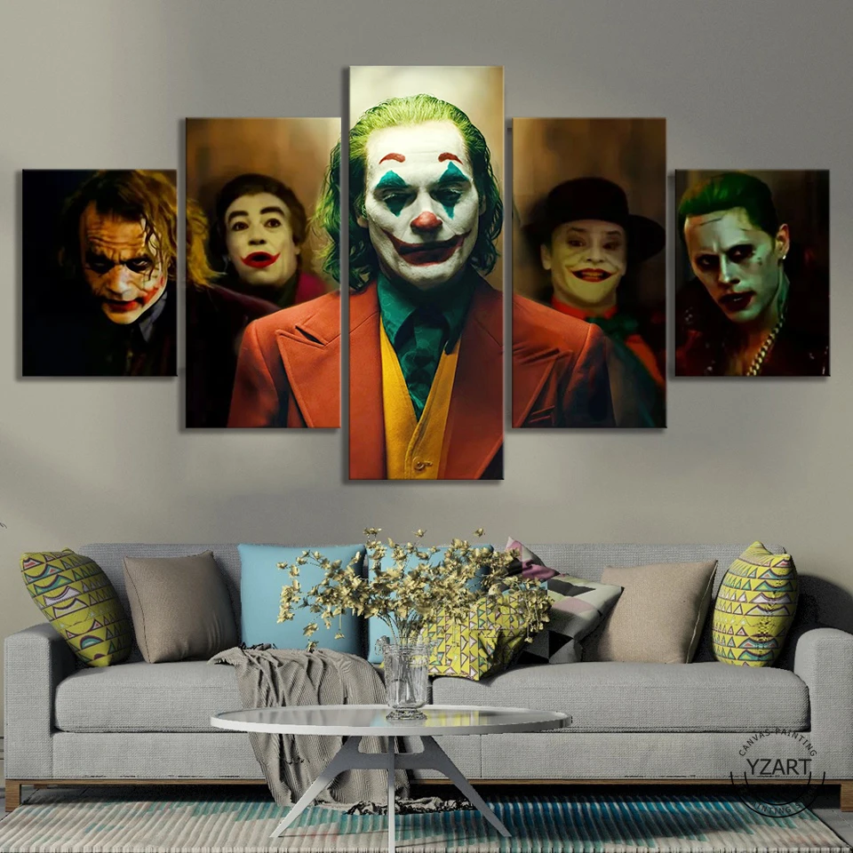 Постер из фильма Joker 2019 картина декор на Хэллоуин исходный фильм Джокера HD