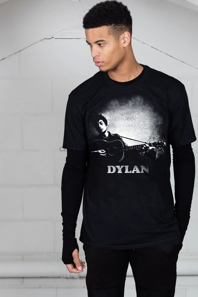 Official bob Dylan guitar logo unisex t-shirt triplicate fallen angels tempest(1) |