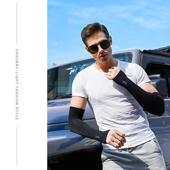 

1Pair Sport Arm Warmers Compression Sleeve Basketball Support Summer Running UV Protection Cooling Volleyball Sunscreen Band