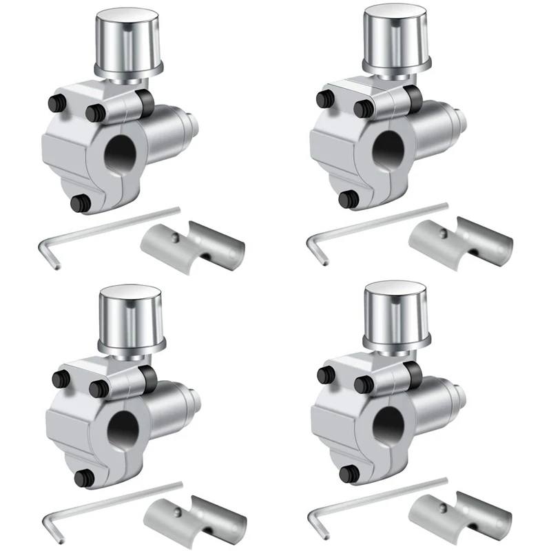 4 Pack BPV31 Piercing Valve Line Tap Valve Kits Adjustable for Air