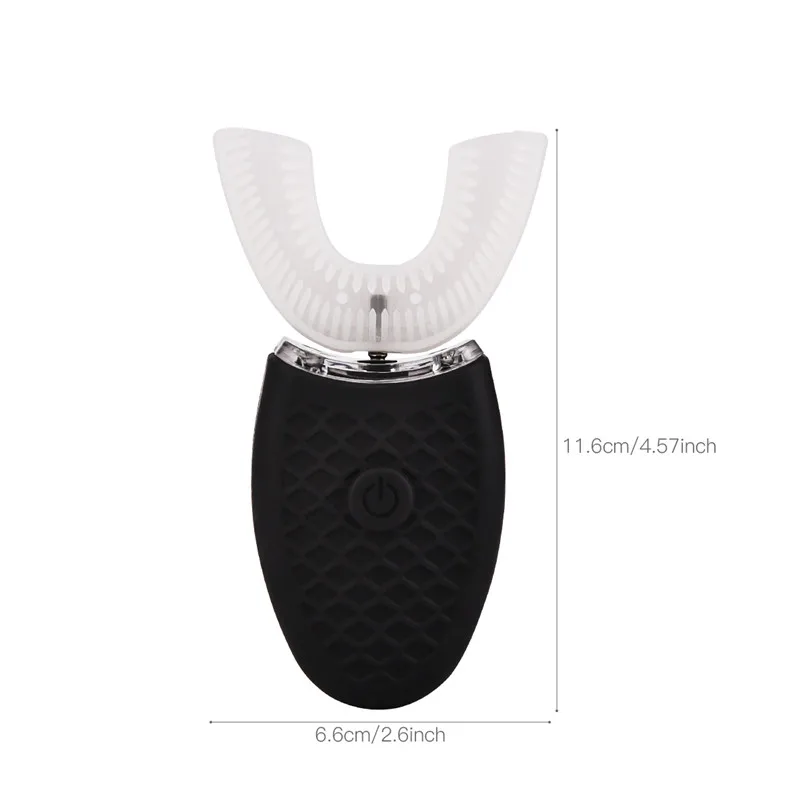 Waterproof Silicone Electric Ultrasonic Wave Toothbrush Automatic Tooth Cleaner Teeth Whitening 4 Modes Teeth Brush Cleaning Waterproof Silicone Electric Ultrasonic Wave Toothbrush Automatic Tooth Cleaner Teeth Whitening 4 Modes Teeth Brush Cleaning