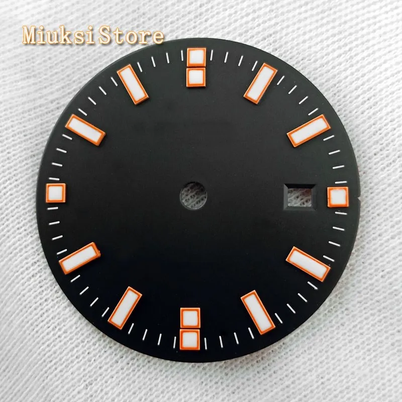 watch dial Bliger 31,5 мм стерильный циферблат+ стрелки для часов светящиеся подходят DG2813/3804, Miyota 8205/8215/821A/82 серии движение Мужские часы - Цвет: watch dial