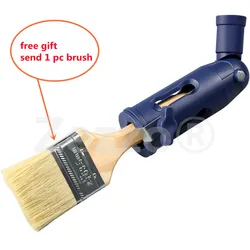 Multi-Angle Flexible Paint Brush Extender Paint Roller Extension Pole Clamping Tool Paint Handle Tools for Painting the ceiling
