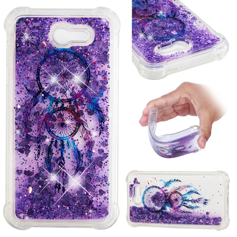 Мягкий чехол-бампер из ТПУ для samsung Galaxy Wide2 Halo J7 Perx V Prime, широкий 2 J727, SM-J727T1, блестящий, динамичный, жидкий, милый чехол