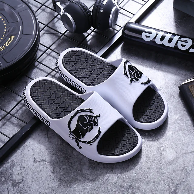 Slippers Men's Outdoor Summer Home Sandals Student Wear Couple Sandals Men's  Beach Flip-flops Brand Men's Shoes Mens Slippers - Men's Slippers -  AliExpress
