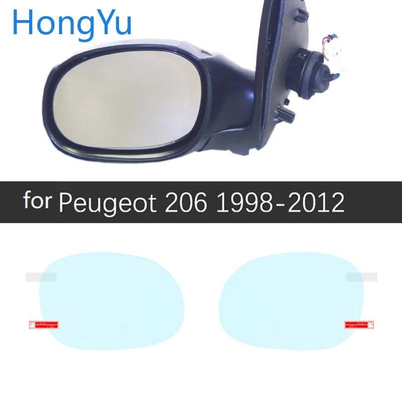 Для Peugeot 206 + 206cc 206sw CC SW 1998-2012 полное покрытие противотуманная пленка зеркало